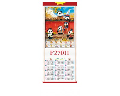 Calendrier façon bambou