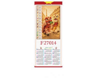 Calendrier façon bambou