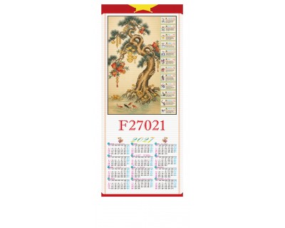 Calendrier façon bambou